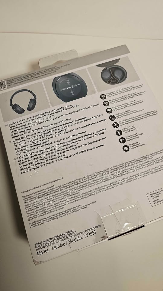 Sony WH-XB910N Wireless Headphones (Extra Bass) - With Box - photo 3