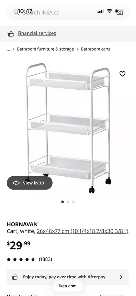 White IKEA Cart - photo 3