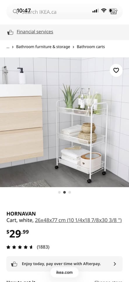 White IKEA Cart - photo 4