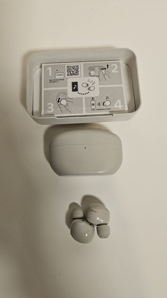 Sony WF 1000XM5 Earbuds - Off White - photo 2