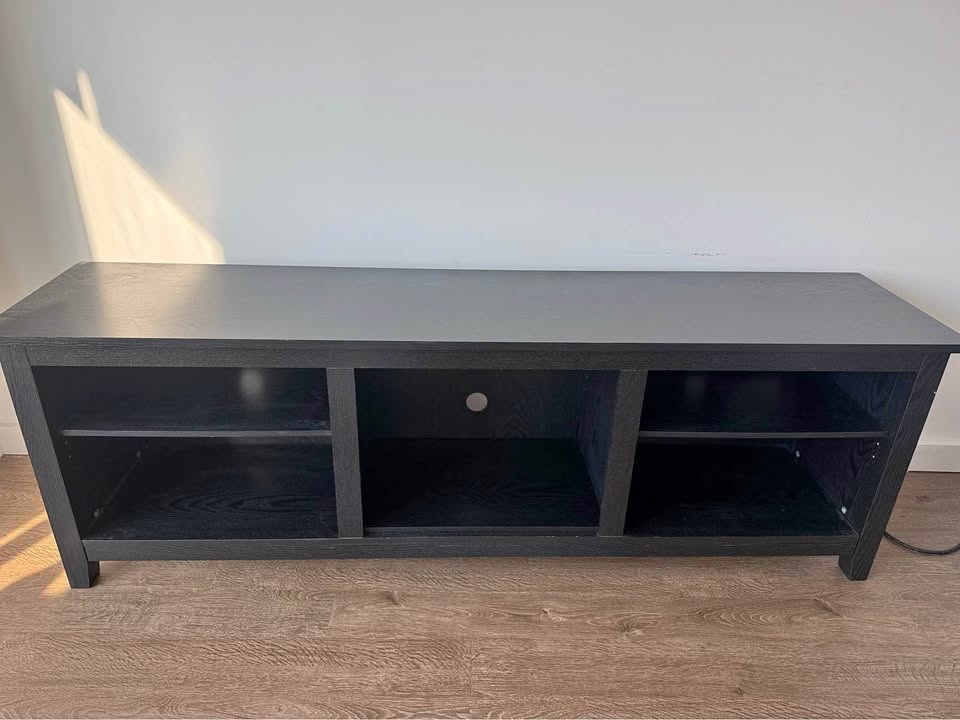 TV Stand for TVs up to 80 Inches, 70 Inch, Black