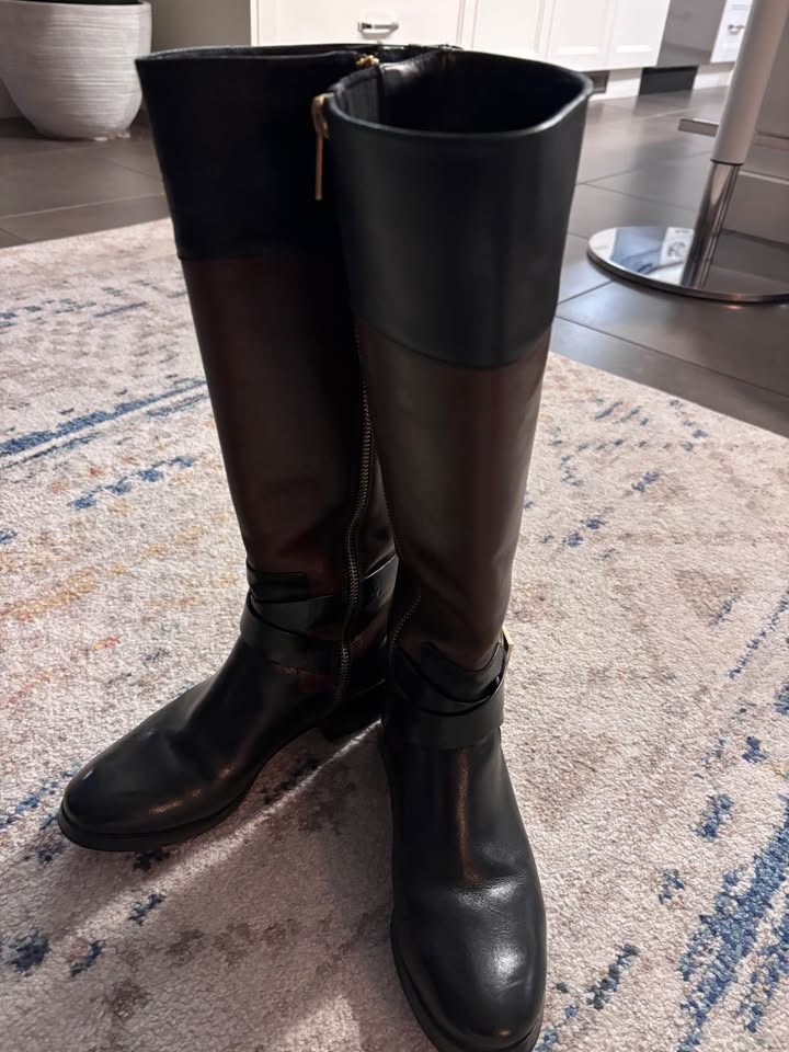 Michael Kors 2 Tone Tall Leather Boots - Women's US 5.5 - photo 3