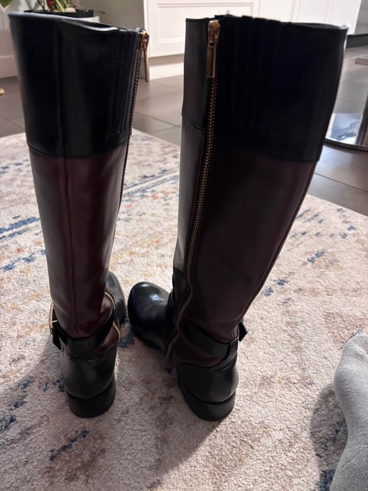 Michael Kors 2 Tone Tall Leather Boots - Women's US 5.5 - photo 4