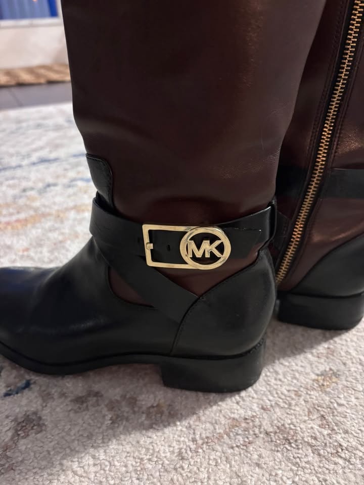Michael Kors 2 Tone Tall Leather Boots - Women's US 5.5 - photo 5