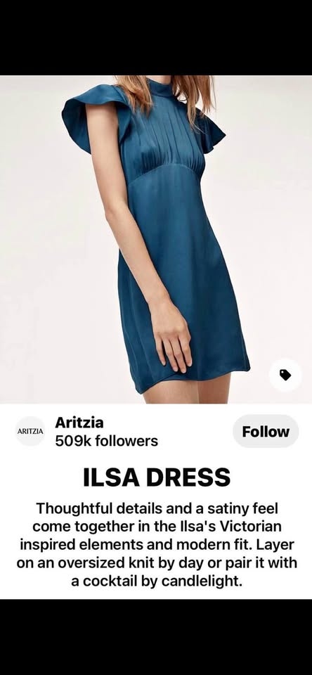Aritzia - ILSA DRESS (open back)