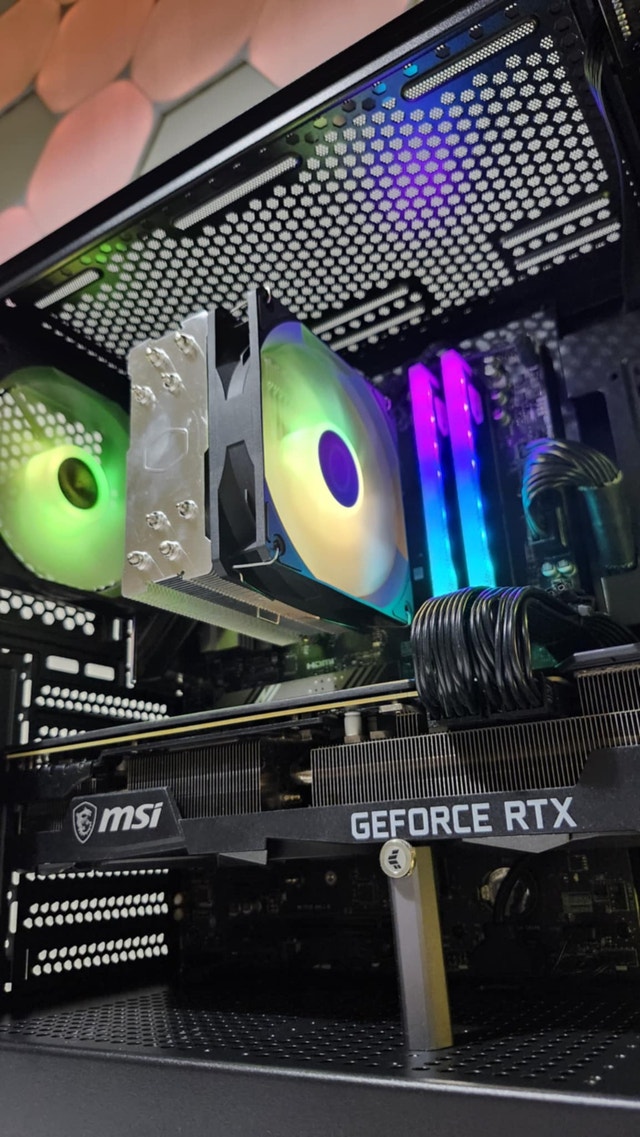 Black Gaming PC | Ryzen 5 7600 + RTX 5060 + 16GB DDR5 + 1TB SSD - photo 4