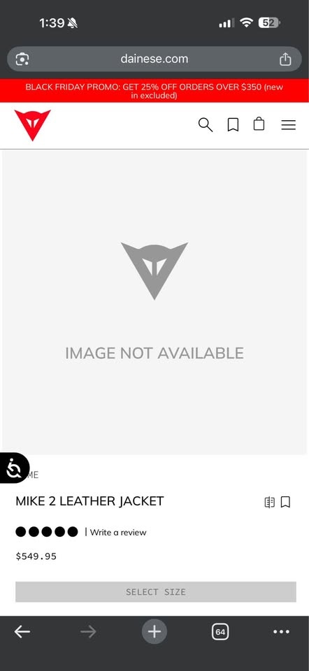 Dainese Mike 2 Leather Jacket - US 42 - photo 4
