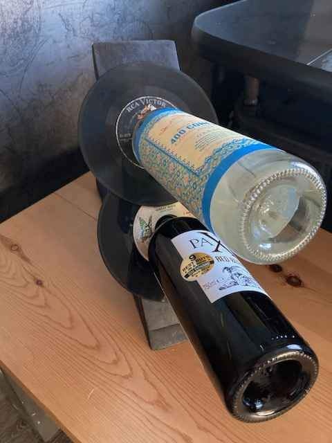 2 Tier Wine Display / Black - photo 3