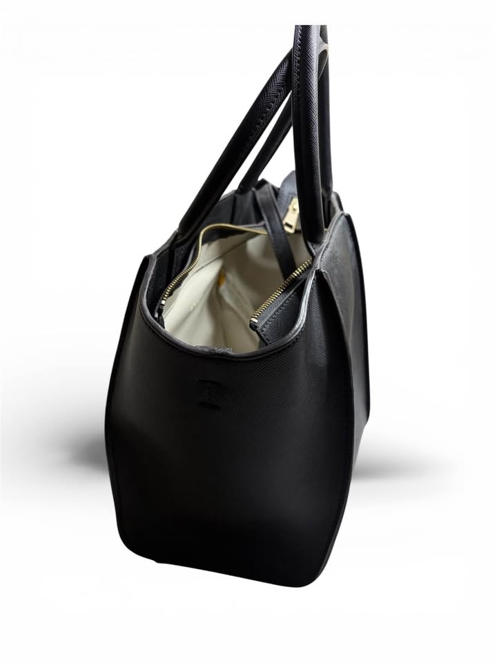 Black Structured Tote Bag - photo 2