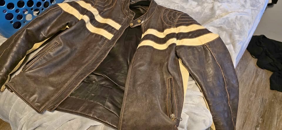 Leather Bomber Jacket