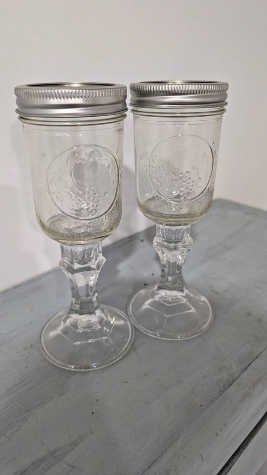 Mason Jar Goblets