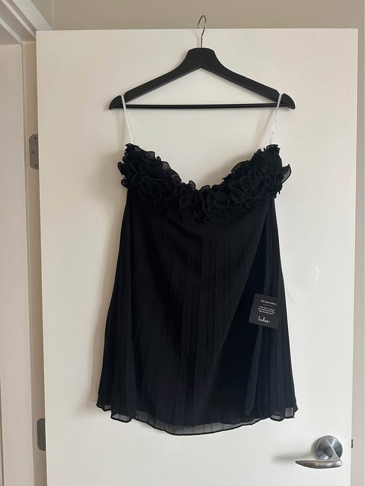Brand New Never Worn Black Mini Dress Lulus - photo 3