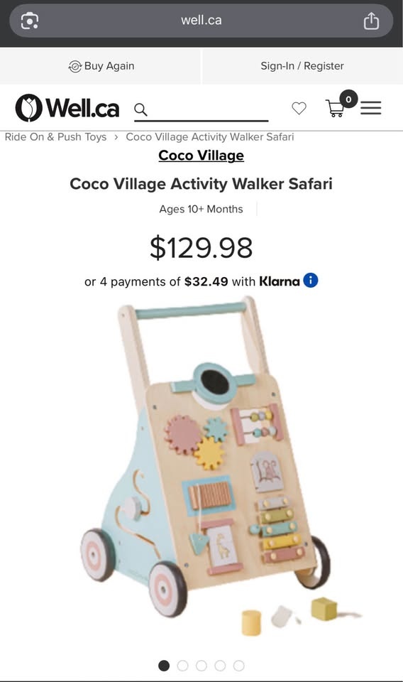 Coco Village Wooden Activity Walker - Safari - photo 4