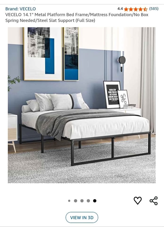 Bed frame Used- like new and Mattress used- fair