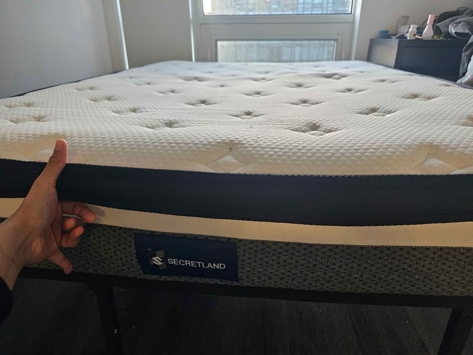Bed frame Used- like new and Mattress used- fair - photo 4