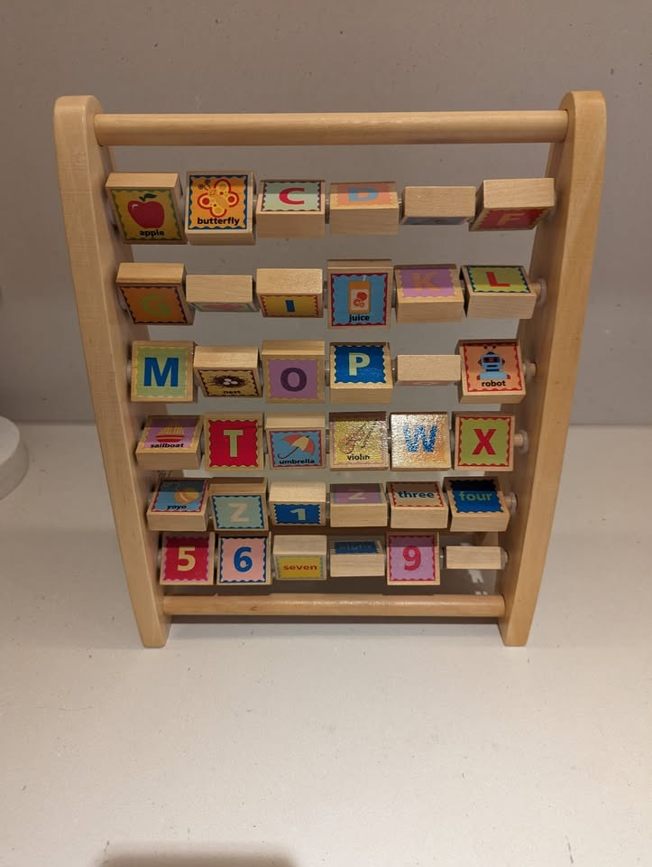 Kids Toys: Hape Alphabet & Miele Vacuum - photo 2