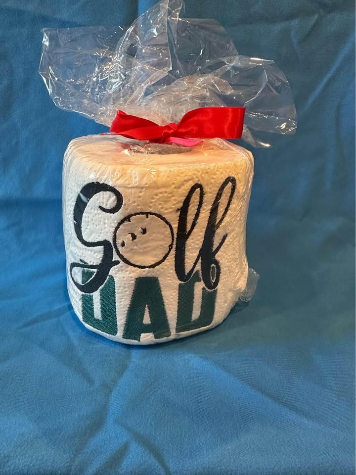 Embroidered custom toilet paper - photo 3