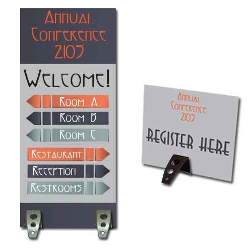 NEW Sooper Jumbo Spider Feet Sign Stands - Steel (15 Avail)