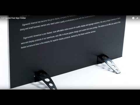 NEW Sooper Jumbo Spider Feet Sign Stands - Steel (15 Avail) - photo 2