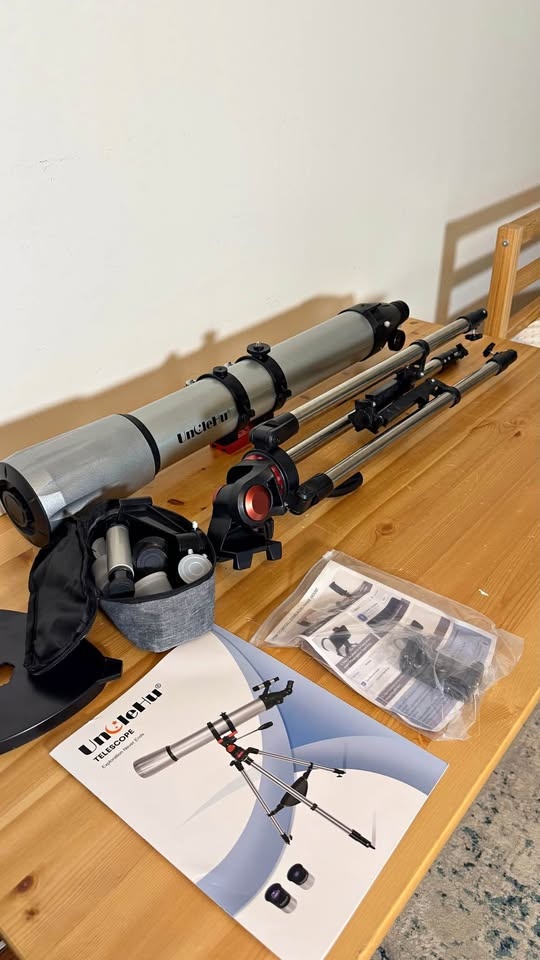 90mm Aperture Telescope for Adults & Beginners – 900mm High Powe
