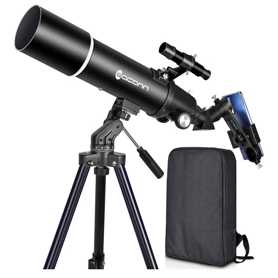 80mm Aperture Telescope for Adults & Beginners – 600mm Refractor