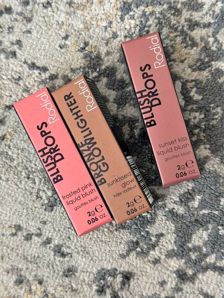 Radial BLUSH DROPS and BRONZE GLOWLIGHTER