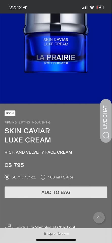 La Prairie SKIN CAVIAR LUXE CREAM RICH AND VELVETY FACE CREAM - photo 2