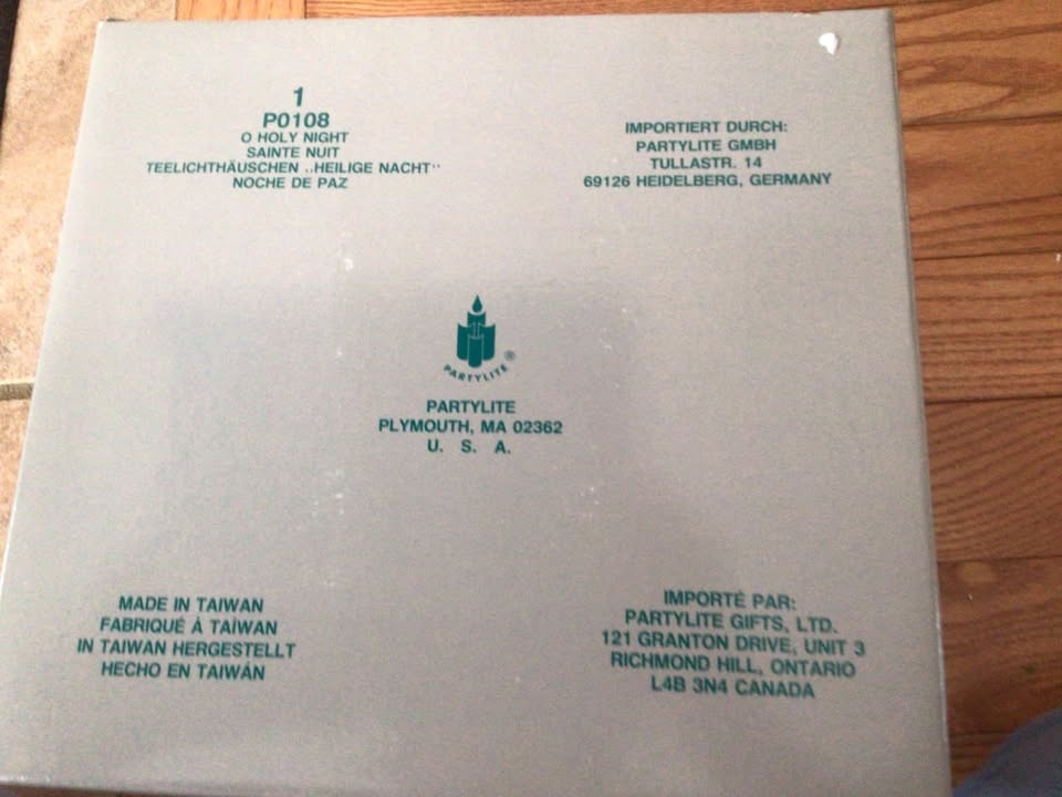 Partylite O Holy Night Nativity Candle Holder P0108 - photo 3