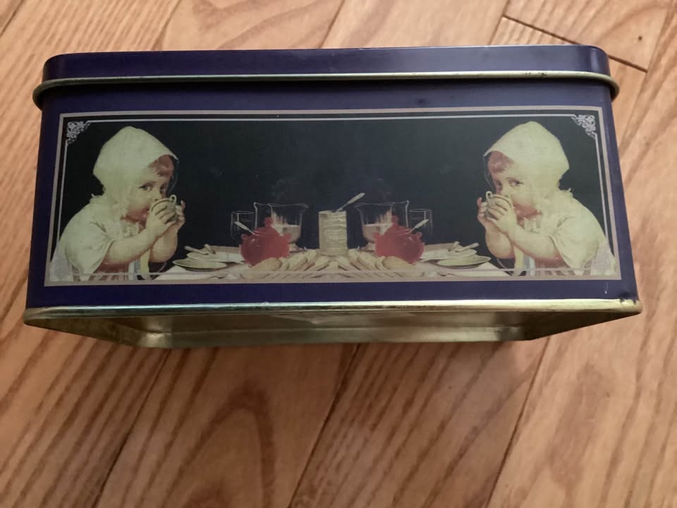 Vintage Van Houtens Tin Container - photo 2