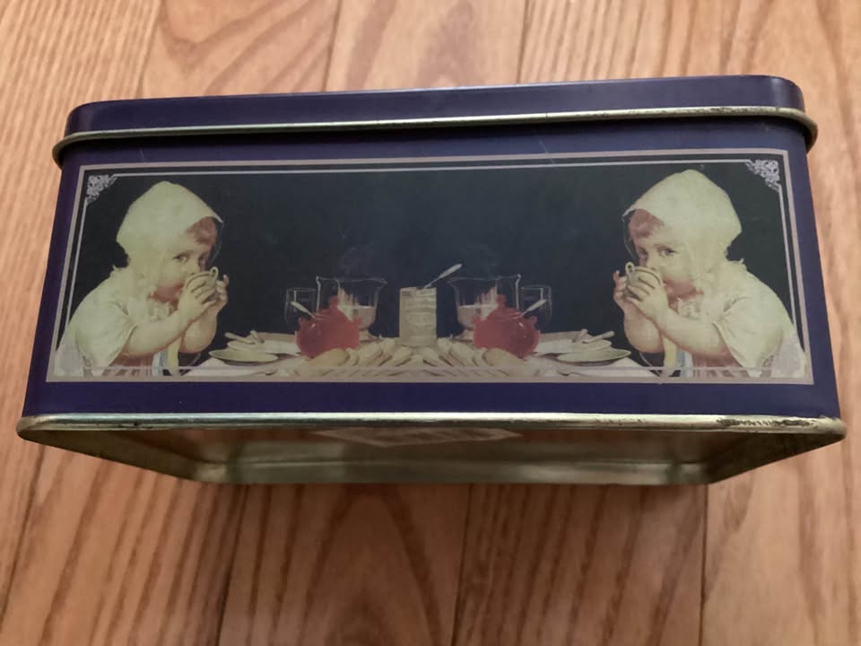 Vintage Van Houtens Tin Container - photo 4