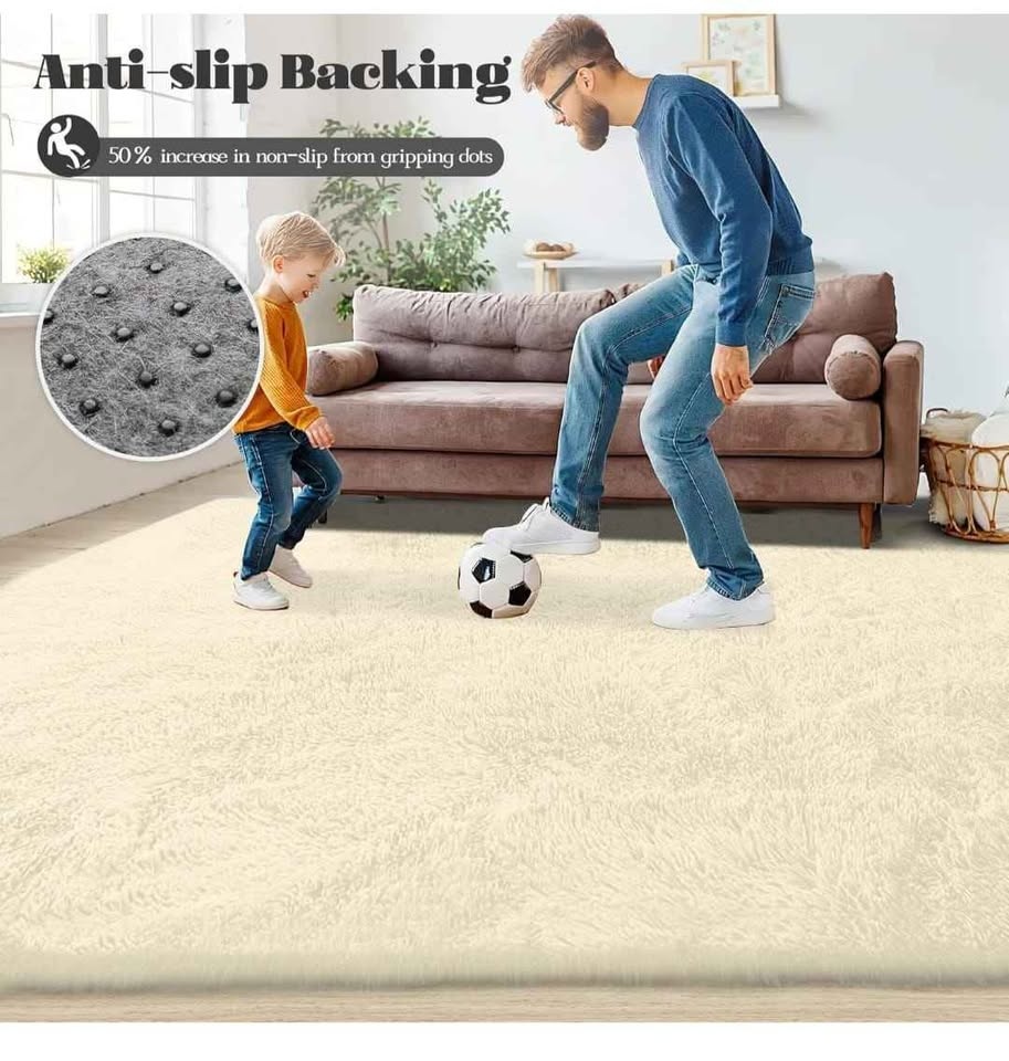 9x12 ft Fluffy Shag Area Rug - photo 3