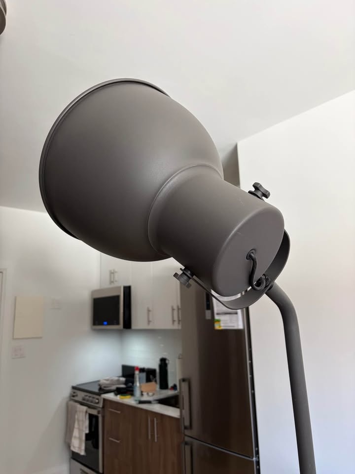 IKEA Metal Floor Lamp Grey - photo 2