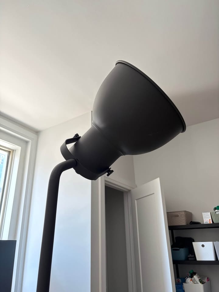 IKEA Metal Floor Lamp Grey - photo 3