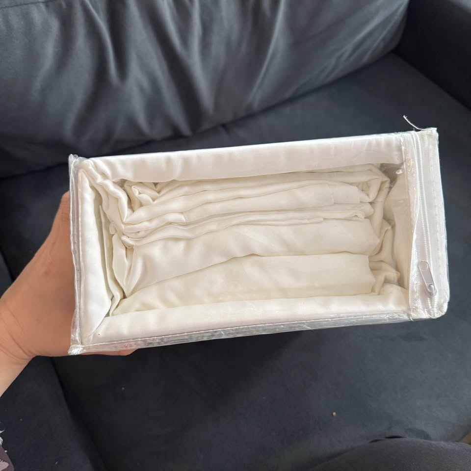 NEW Buffy Bamboo Sheet Set - Queen / Pure White - photo 3