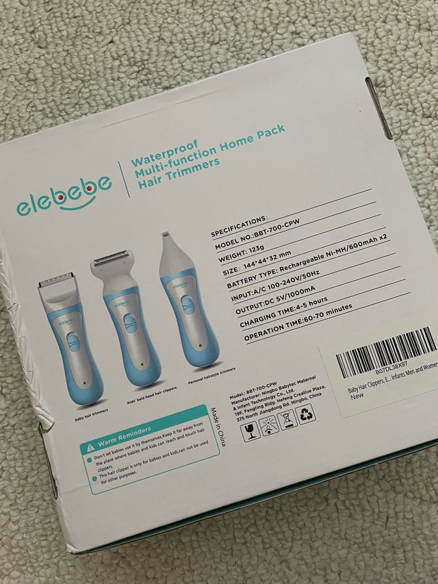 baby kids hair trimmer clipper waterproof - photo 2