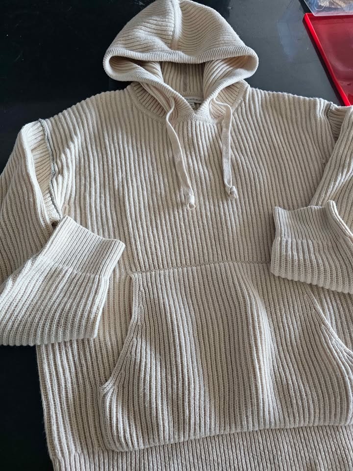 Banana Republic Merino-Cotton Blend Hoodie Sweater - Men's Small - photo 4