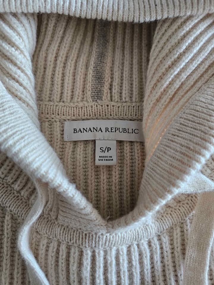 Banana Republic Merino-Cotton Blend Hoodie Sweater - Men's Small - photo 5