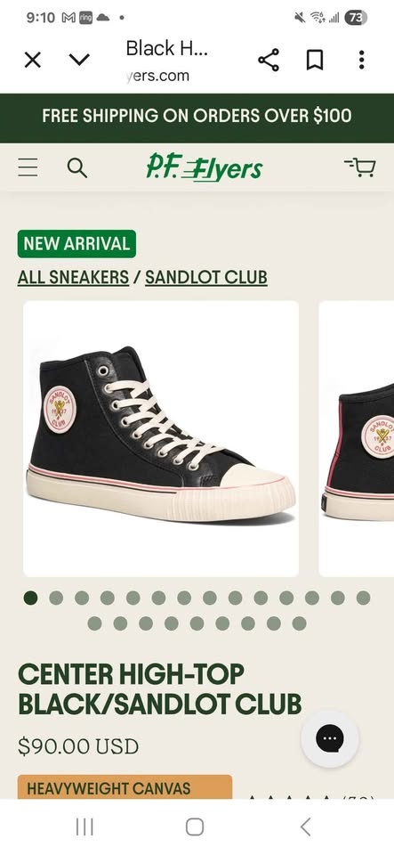 Pf flyers high top sneakers - photo 2