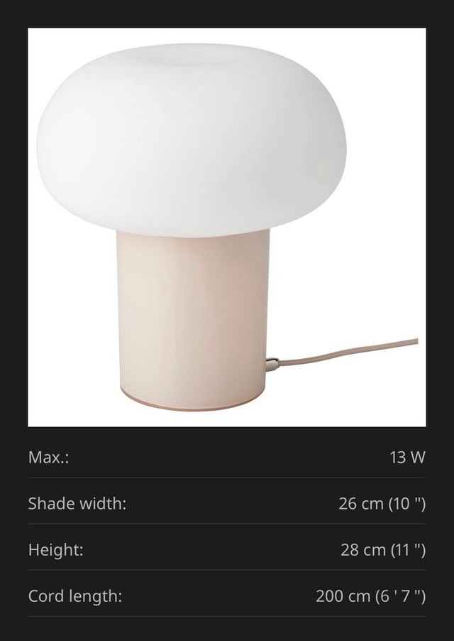 Dimmable Glass Table Lamp (remote incl.) - photo 3