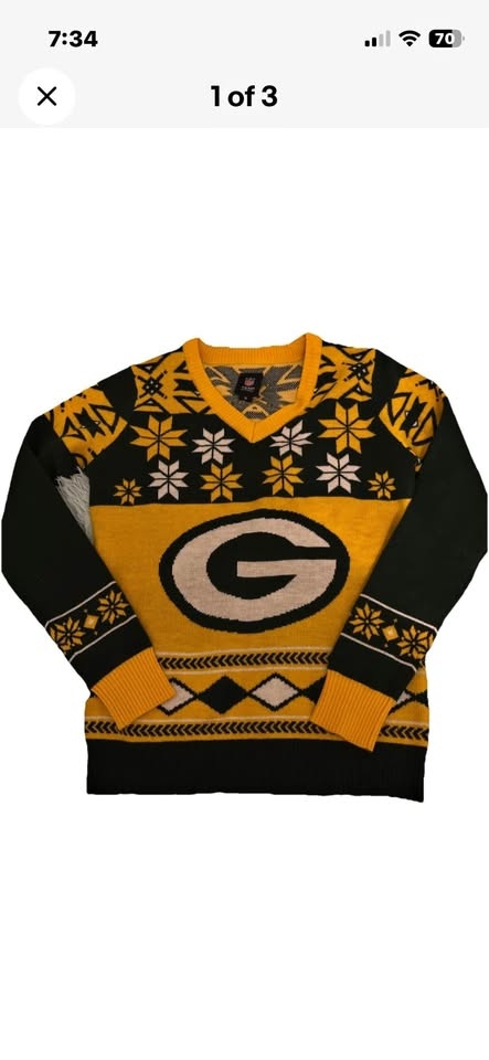 Green Bay Packers NFL Holiday Sweater