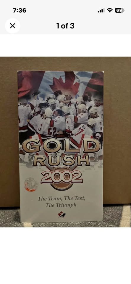 Gold Rush 2002 Team Canada Hockey VHS