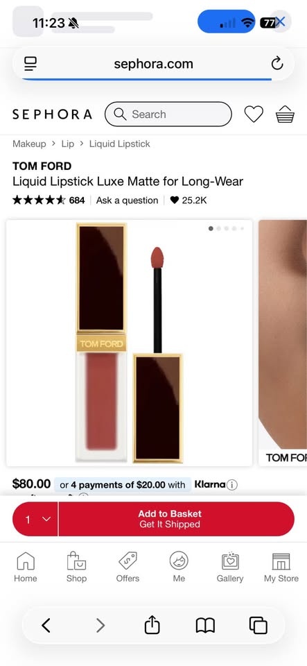 Tom Ford Liquid Lip Luxe Matte Devoted - photo 5