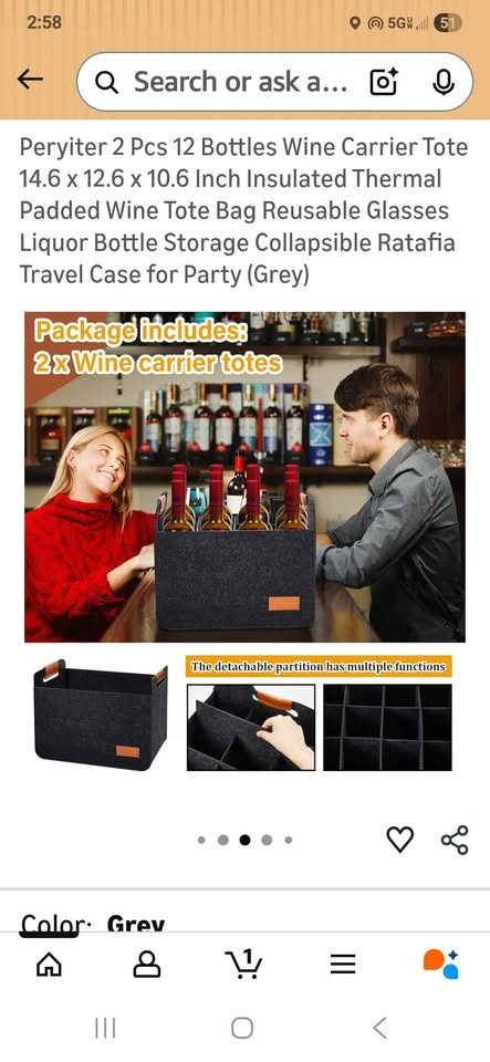 Bottle Wine/Soda/Liquor Carry Case - photo 2