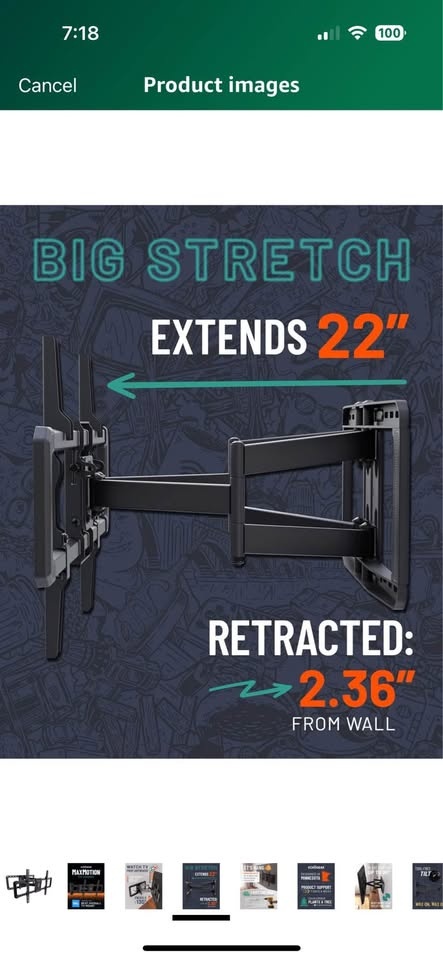 Echogear MaxMotion TV Wall Mount for 42-90 inch TVs - photo 3