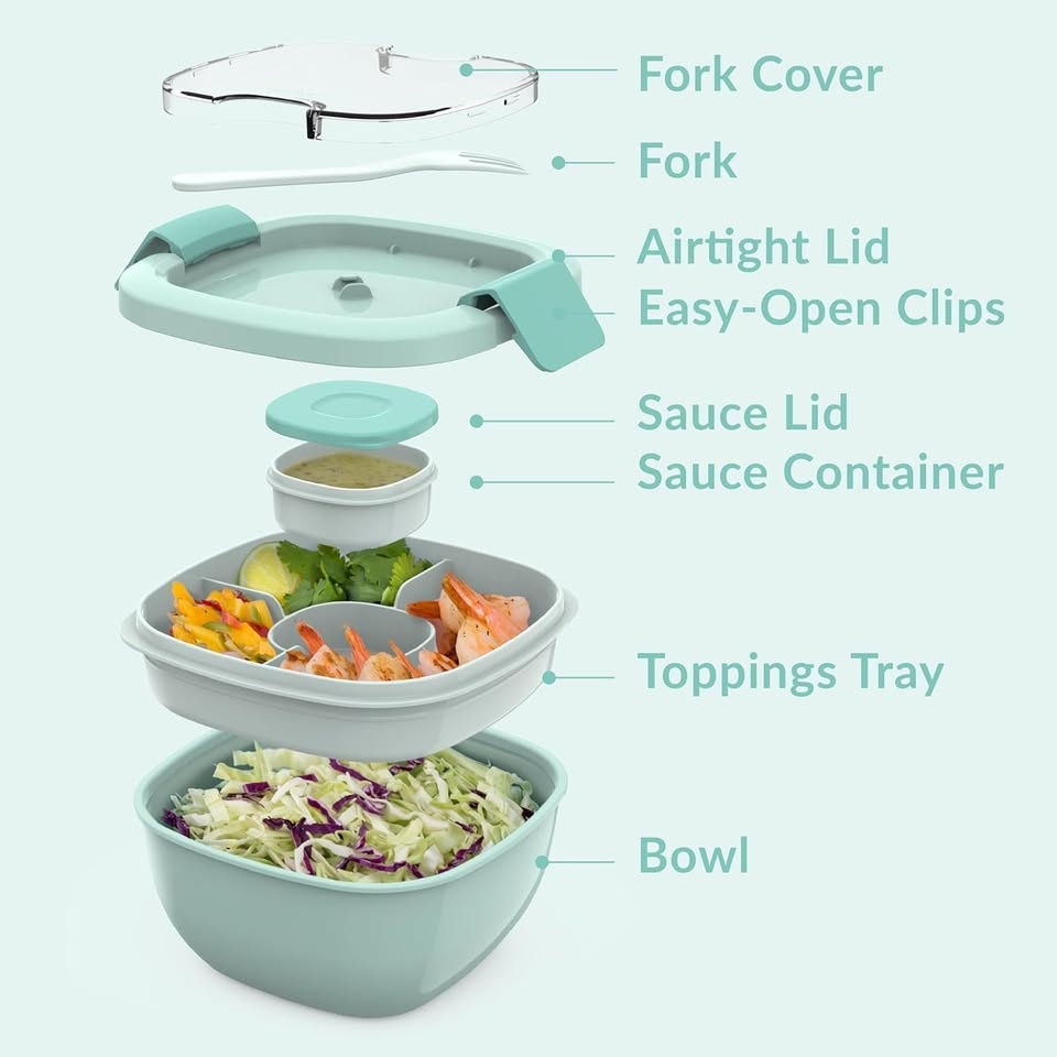 Bentgo Salad - Stackable Lunch Container - photo 4