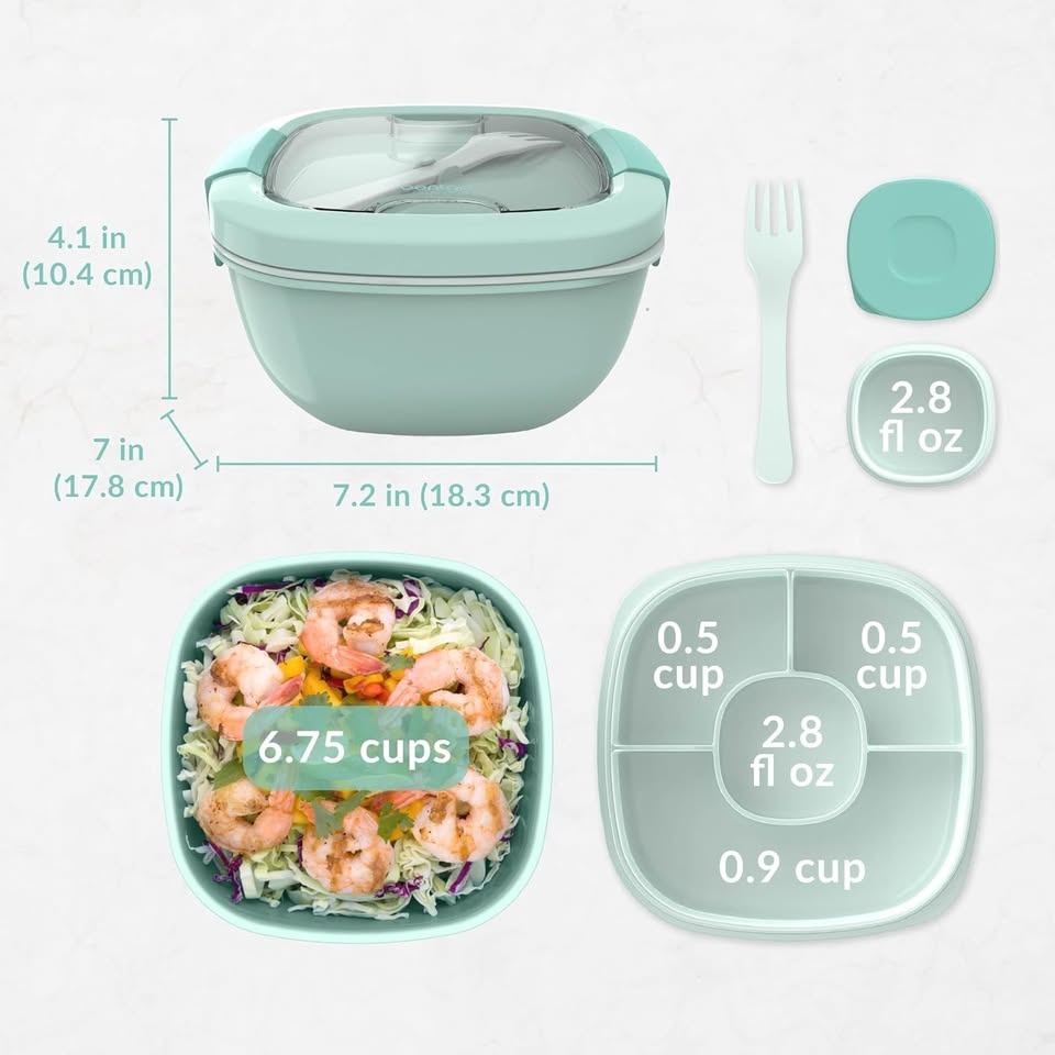 Bentgo Salad - Stackable Lunch Container - photo 5