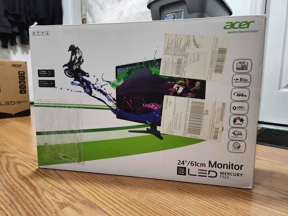 Acer 24-inch 1080p 144hz Gaming Monitor - photo 2
