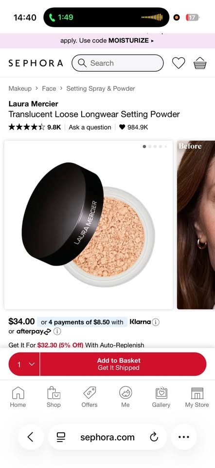 Laura Mercier Translucent Loose Setting Powder - photo 2