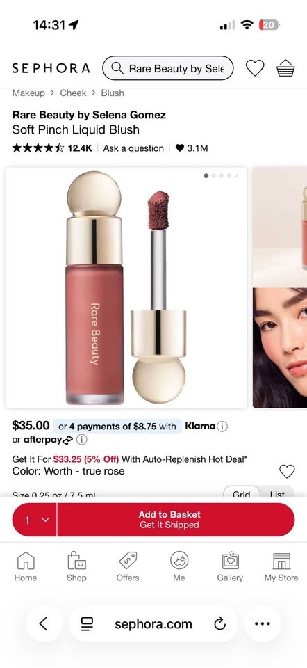 Rare Beauty Soft Pinch Liquid Blush (Worth) - photo 2