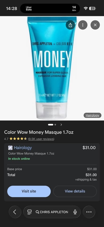 Color Wow Money Hair Mask 1.7oz - photo 3